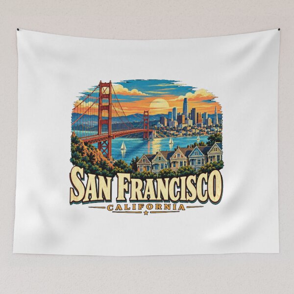 Item preview, Vintage San Francisco California Travel Souvenir Landmark Gift designed and sold by MichaeIRellov.