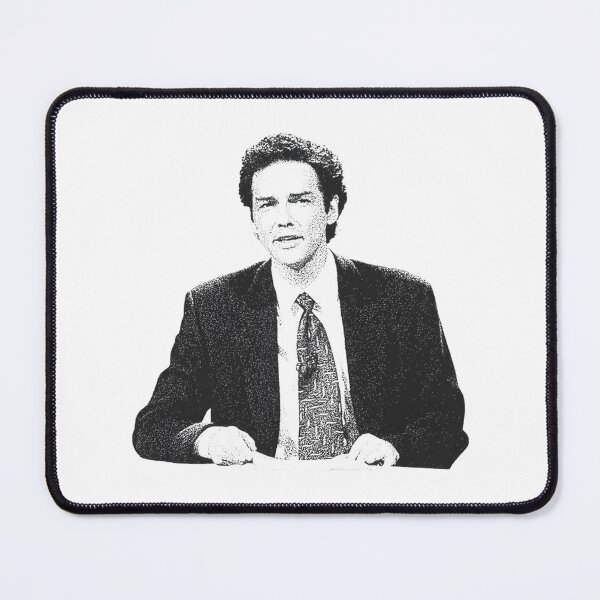 Item preview, Black and White Norm Macdonald Breaking News Illustration designed and sold by NSArtist123.