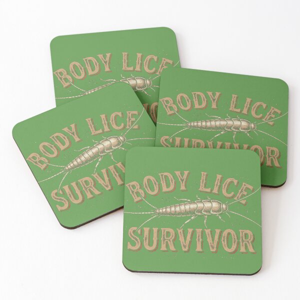 Item preview, Body Lice Survivor – Vintage Insect designed and sold by JaroCreates.