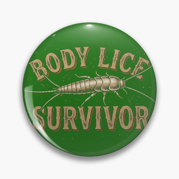 Item preview, Body Lice Survivor – Vintage Insect designed and sold by JaroCreates.