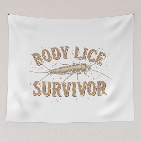 Item preview, Body Lice Survivor – Vintage Insect designed and sold by JaroCreates.