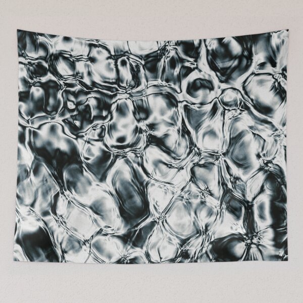 Item preview, Flowing Forms – Black and White Abstract designed and sold by SulkaCreative.