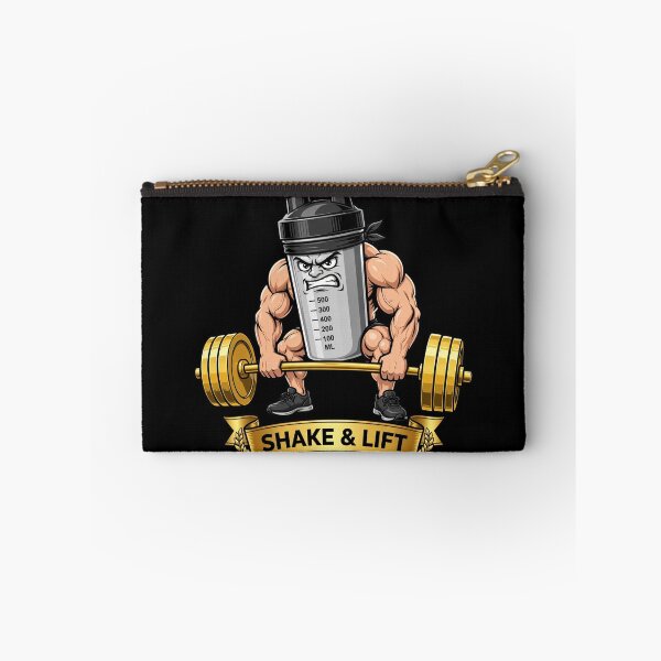 Item preview, Shake & Lift Funny Protein Shake Gym - Buff Shaker Deadlift designed and sold by StrongEveryDayStore.