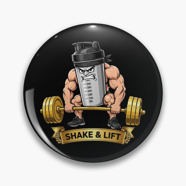 Item preview, Shake & Lift Funny Protein Shake Gym - Buff Shaker Deadlift designed and sold by StrongEveryDayStore.