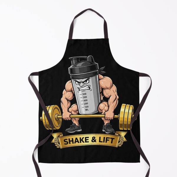 Item preview, Shake & Lift Funny Protein Shake Gym - Buff Shaker Deadlift designed and sold by StrongEveryDayStore.