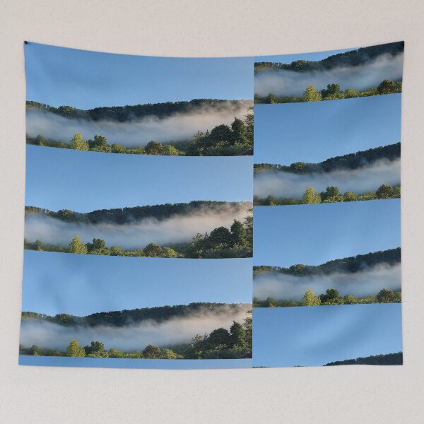 Item preview, Misty Fog Rolling Over Forest Hills designed and sold by ObjectAndNature.