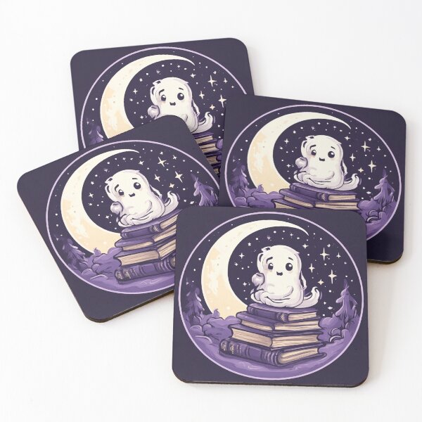 Artikelvorschau, Lustiges Halloween-Geschenk für Bücherliebhaber im Ghost Book Club entworfen und verkauft von talessia.