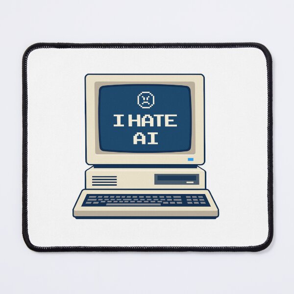Item preview, I Hate AI Retro Computer designed and sold by teeperfect.