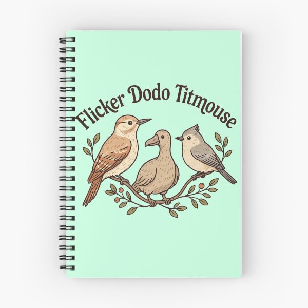 Item preview, Whimsical Bird Garden – Dodo, Flicker & Titmouse designed and sold by JaroCreates.
