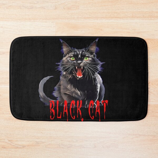 Item preview, BLACK CAT ON BLACK designed and sold by BIGPIX91011.