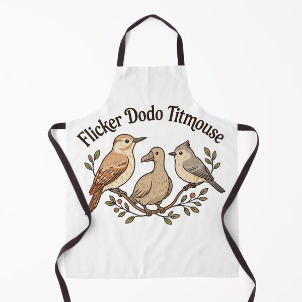 Item preview, Whimsical Bird Garden – Dodo, Flicker & Titmouse designed and sold by JaroCreates.