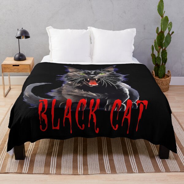 Item preview, BLACK CAT ON BLACK designed and sold by BIGPIX91011.