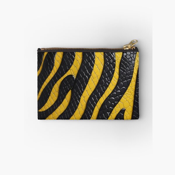 Item preview, 3D Black & Yellow Tiger Stripe Textured Mosaic Snake Print Phone Case designed and sold by Williams Anderson.