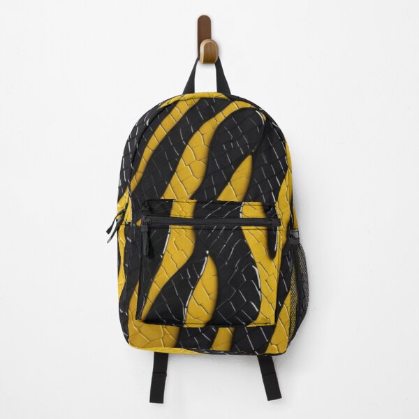 Item preview, 3D Black & Yellow Tiger Stripe Textured Mosaic Snake Print Phone Case designed and sold by Williams Anderson.