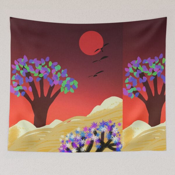 Item preview, Surreal Desert Sunset Art designed and sold by AWADHESH  CHAURASIA.