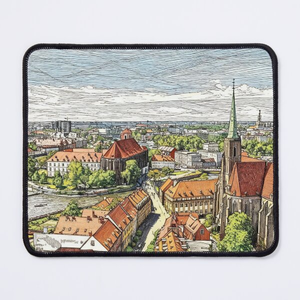 Item preview, Wrocław, Cathedral and Sand Island designed and sold by sid1802.