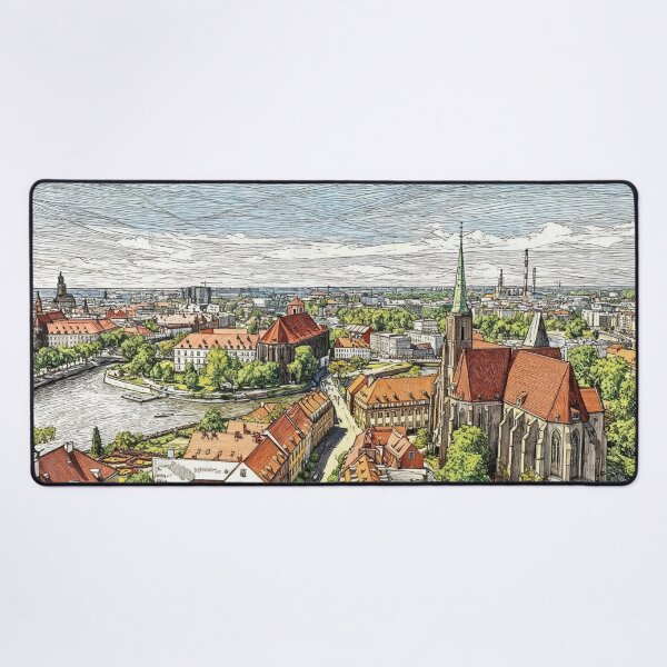 Item preview, Wrocław, Cathedral and Sand Island designed and sold by sid1802.