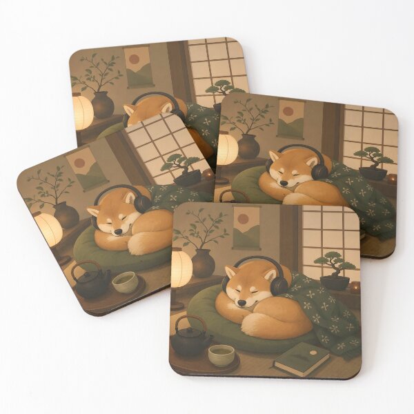 Item preview, Shiba Inu Introvert Cozy Funny Dog Art designed and sold by Glitchart66.