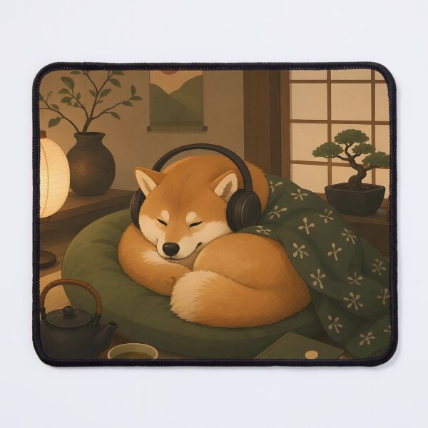 Item preview, Shiba Inu Introvert Cozy Funny Dog Art designed and sold by Glitchart66.