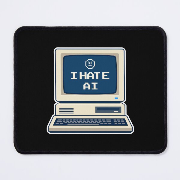 Item preview, I Hate AI Retro Computer designed and sold by teeperfect.