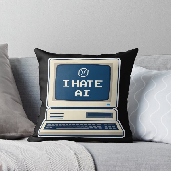 Item preview, I Hate AI Retro Computer designed and sold by teeperfect.