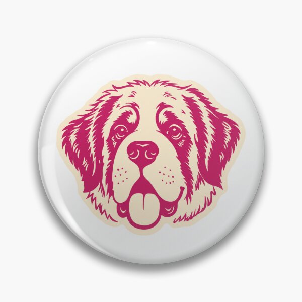 Item preview, Cute Saint Bernard Portrait Illustration designed and sold by mafervicenttin.