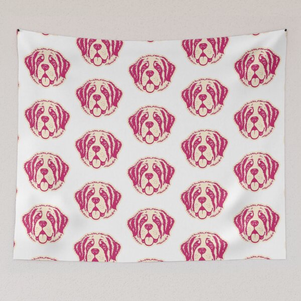 Item preview, Cute Saint Bernard Portrait Illustration designed and sold by mafervicenttin.