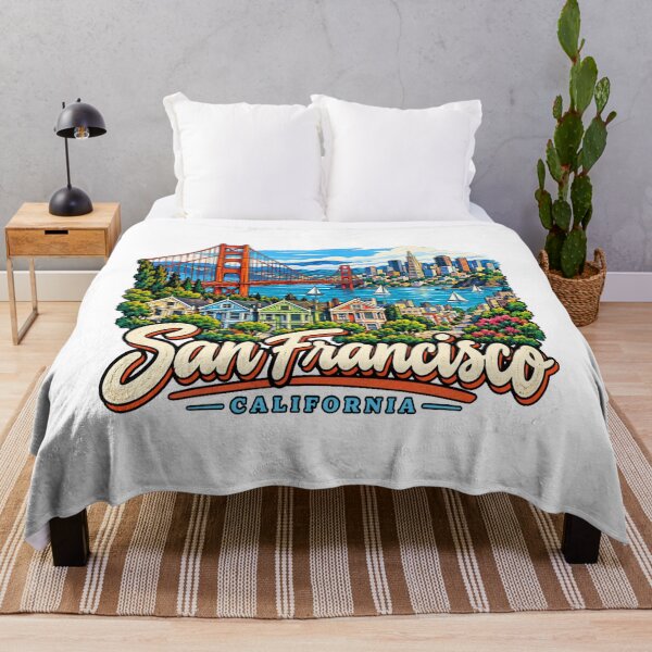 Item preview, Hand Drawn San Francisco California Travel Souvenir Landmark Gift designed and sold by MichaeIRellov.