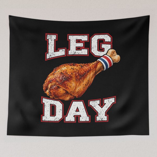 Item preview, Leg Day Funny Thanksgiving Gym Workout Fitness Turkey Day  designed and sold by clothesy7.