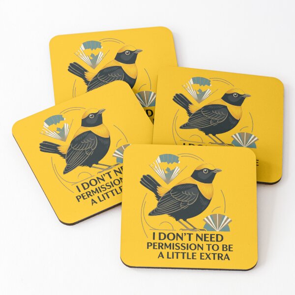 Item preview, Golden-collared Manakin I Don't Need Permission To Be A Little Extra designed and sold by Max Store.