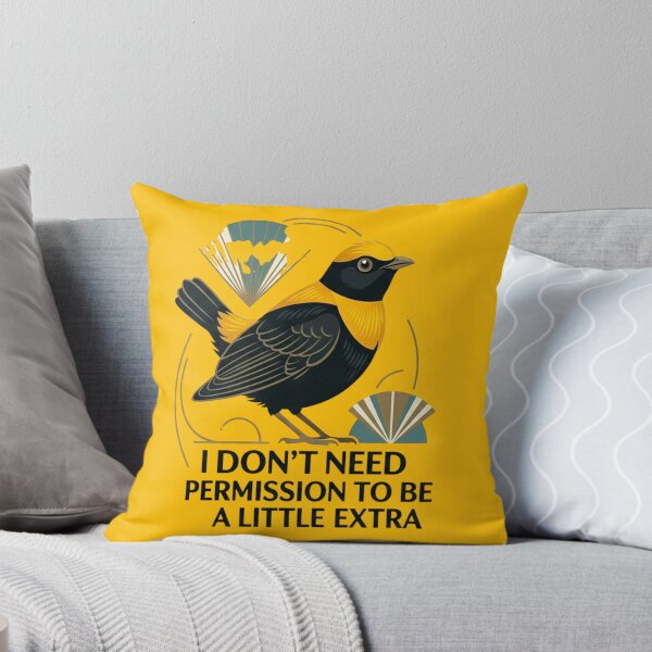 Item preview, Golden-collared Manakin I Don't Need Permission To Be A Little Extra designed and sold by Max Store.
