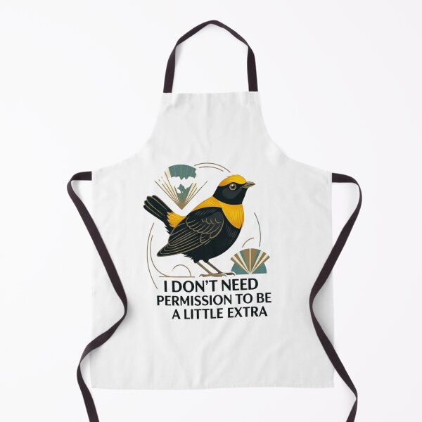 Item preview, Golden-collared Manakin I Don't Need Permission To Be A Little Extra designed and sold by Max Store.
