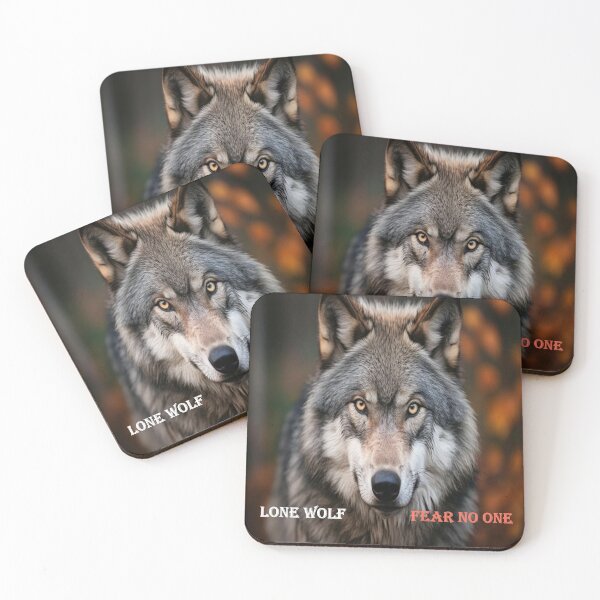 Item preview, Lone Wolf Fear No One Mytholgical Viking Wolf Aesthetic designed and sold by Mythos-Apparel.