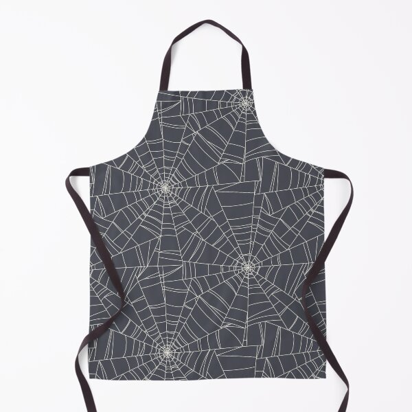 Item preview, Spooky Spiderwebs - White on Dark Gray designed and sold by Elizabeth Weglein.