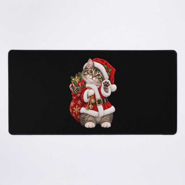 Item preview, Christmas Cat Santa Claus designed and sold by RockitBaby.