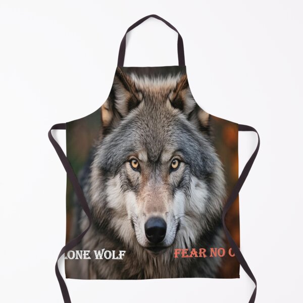 Item preview, Lone Wolf Fear No One Mytholgical Viking Wolf Aesthetic designed and sold by Mythos-Apparel.