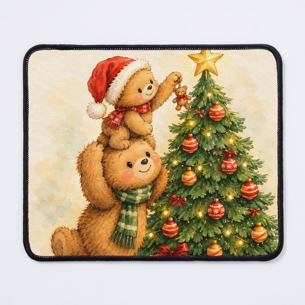 Item preview, Christmas Teddy Bears Decorating Tree designed and sold by Pure Craft.