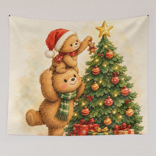 Item preview, Christmas Teddy Bears Decorating Tree designed and sold by Pure Craft.