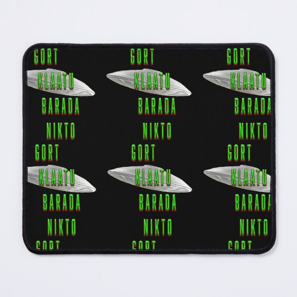 Item preview, GORT KLAATU BARADA NIKTO WITH FLYING SAUCER designed and sold by BIGPIX91011.