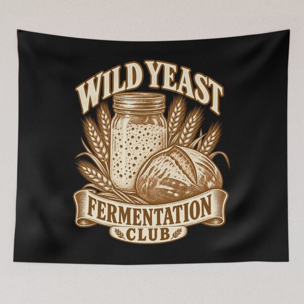 Item preview, Wild Yeast Sourdough Baker Tee | Artisan Bread Making Gift designed and sold by TeesForTheWorld.