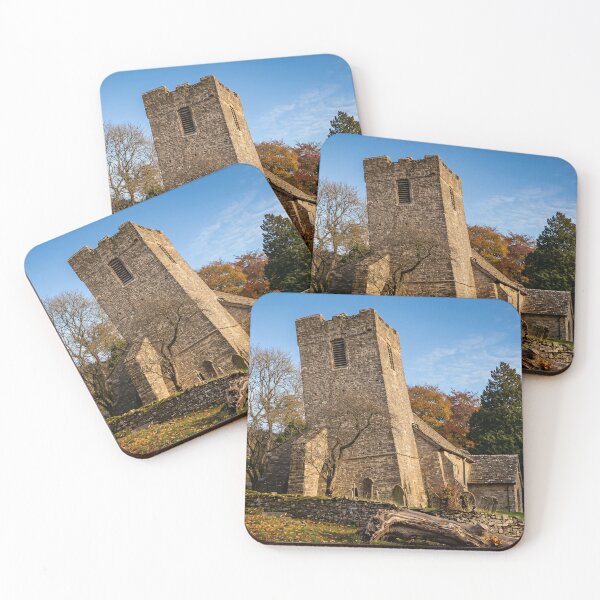 Item preview, The Crooked Church of St Martin's in Cwmyoy, Wales designed and sold by ArtworkNorth.