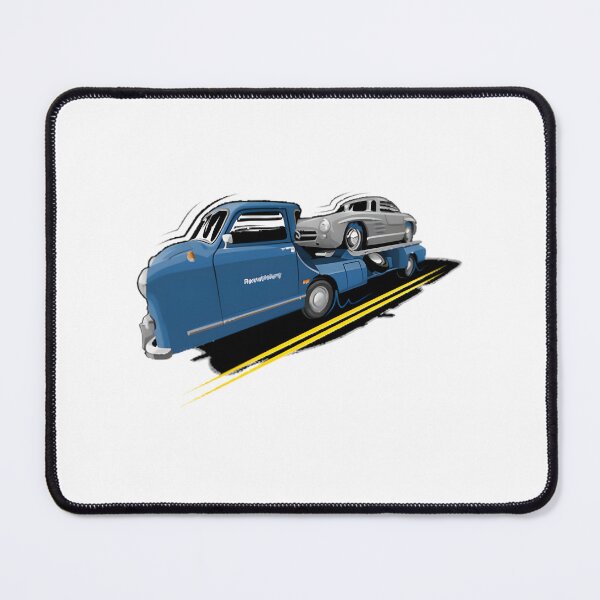 Item preview, Vintage Mercedes Benz Renntransporter Classic Racing Car Transporter Design designed and sold by DreamVibeTees.
