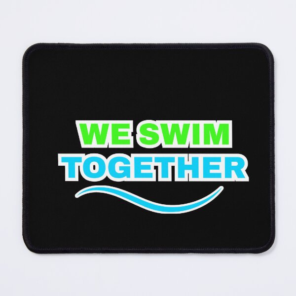 Item preview, We Swim Together Team Spirit Swim T-Shirt designed and sold by Tswim1.