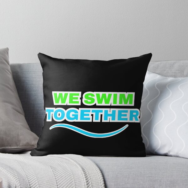 Item preview, We Swim Together Team Spirit Swim T-Shirt designed and sold by Tswim1.