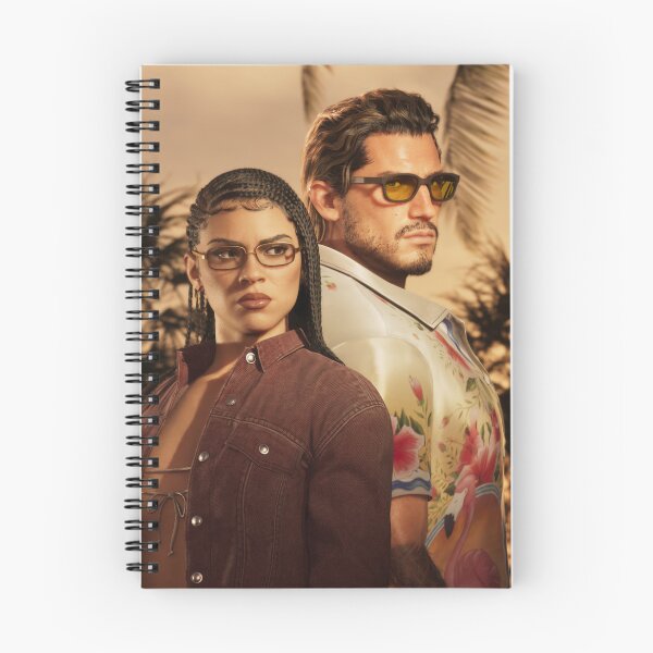 Item preview, Grand Therft Auto VI GTA 6 Vice City Lucia Caminos and Jason Duval designed and sold by sunriseagony.