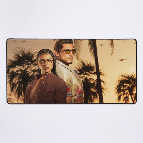 Item preview, Grand Therft Auto VI GTA 6 Vice City Lucia Caminos and Jason Duval designed and sold by sunriseagony.