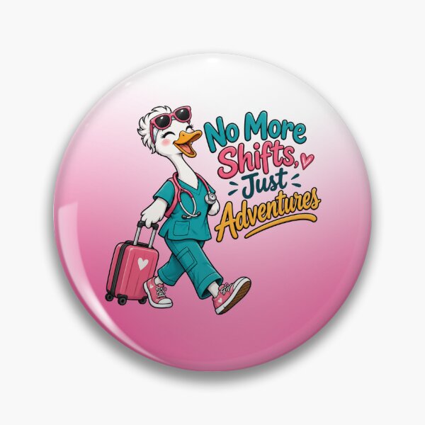 Item preview, No More Shifts Just Adventures | Retired Nurse Crewneck  designed and sold by Xpression876.