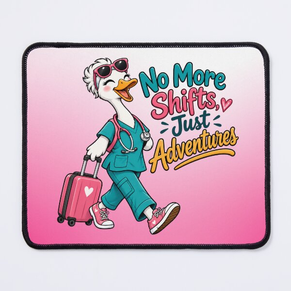 Item preview, No More Shifts Just Adventures | Retired Nurse Crewneck designed and sold by Xpression876.
