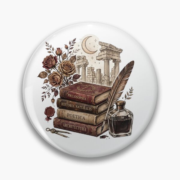 Item preview, Dark Academia Books Stack - Vintage Philosophy Aesthetic Library designed and sold by StyxIND.