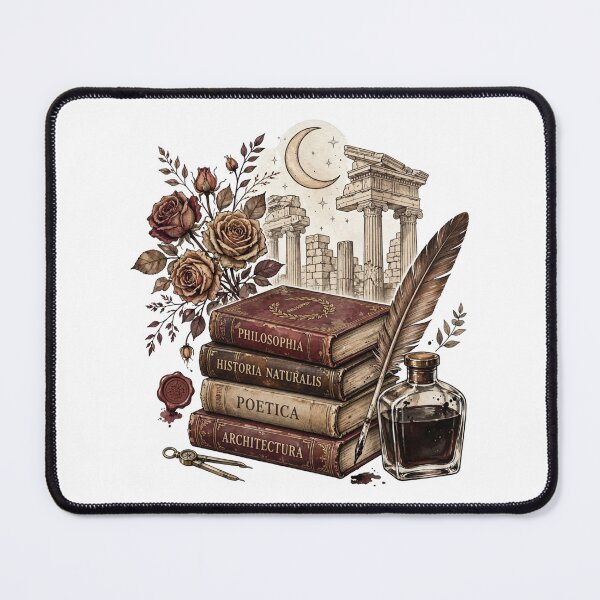 Item preview, Dark Academia Books Stack - Vintage Philosophy Aesthetic Library designed and sold by StyxIND.